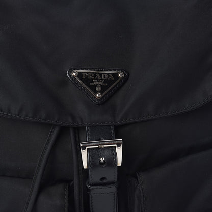 Prada Nylon Vela Medium Backpack Black 9 of 10