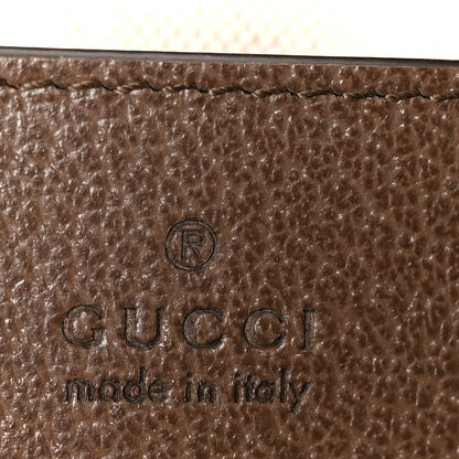 Gucci GG Supreme Monogram Textured Dollar Calfskin Web Small Ophidia GG Handbag Beige Ebony New Acero 6 of 11