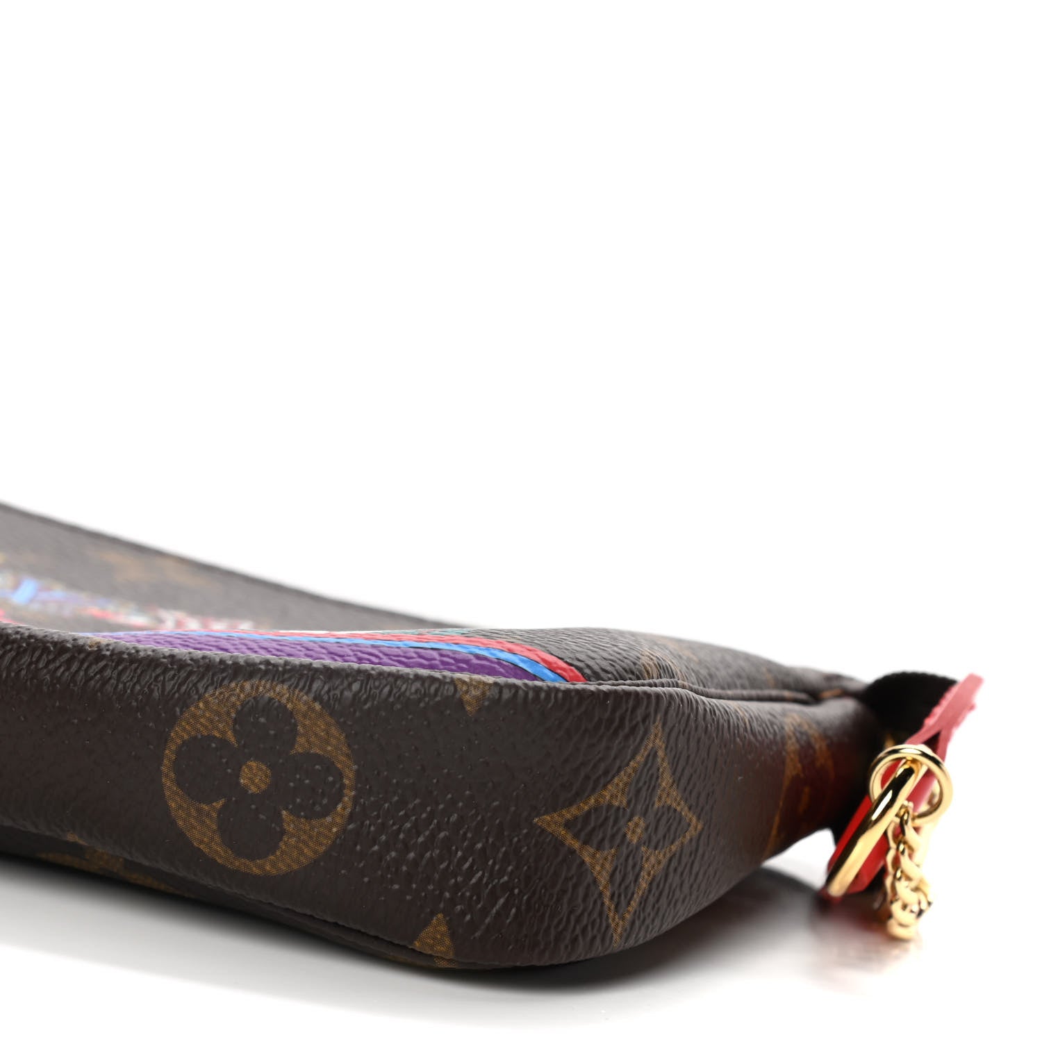 Louis Vuitton Monogram 2020 Christmas Animation Bumper Cars Mini Pochette Accessories Coquelicot 7 of 10