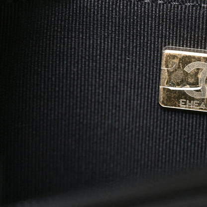 Chanel Caviar Timeless CC Wallet On Chain WOC Black 8 of 12