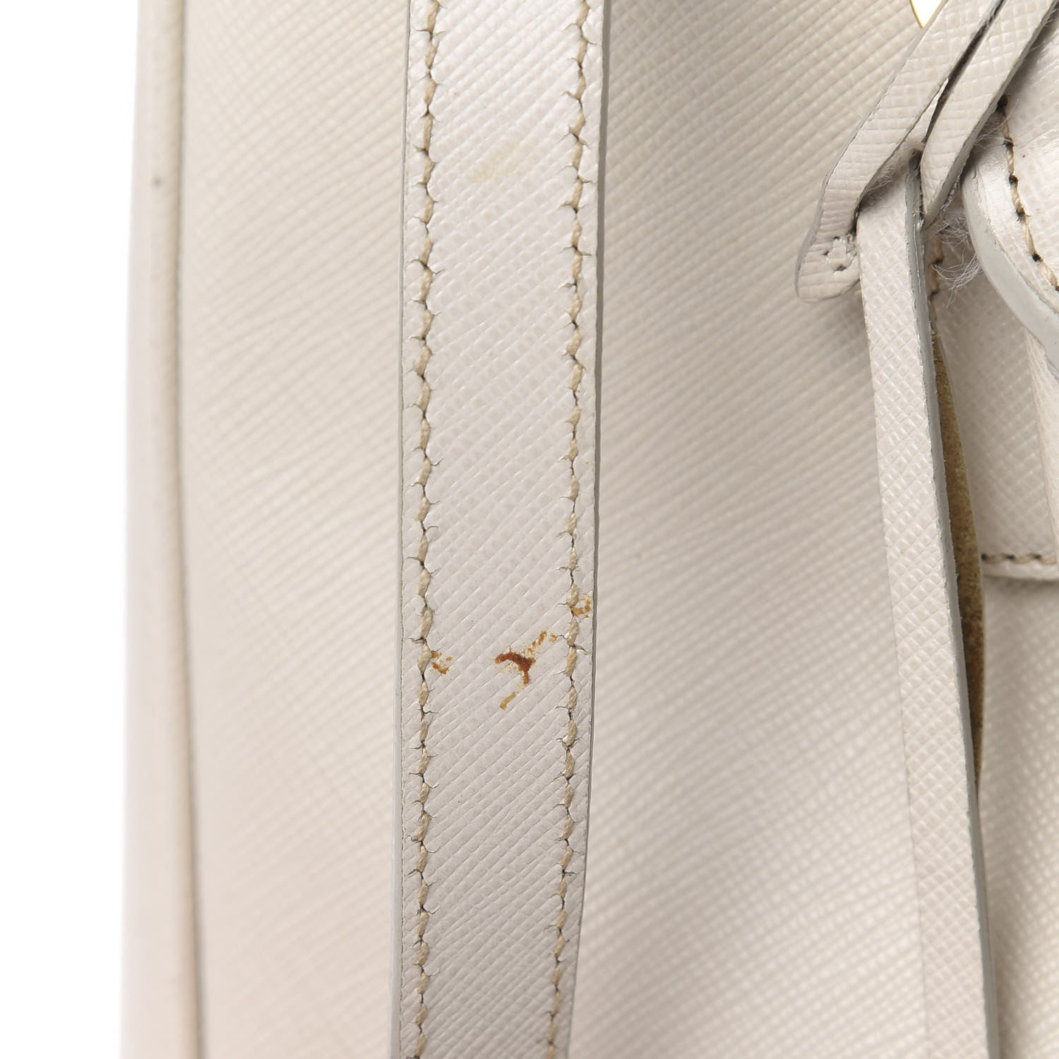 Prada Saffiano Small Galleria Double Zip Tote Talco 21 of 23