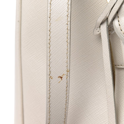 Prada Saffiano Small Galleria Double Zip Tote Talco 21 of 23