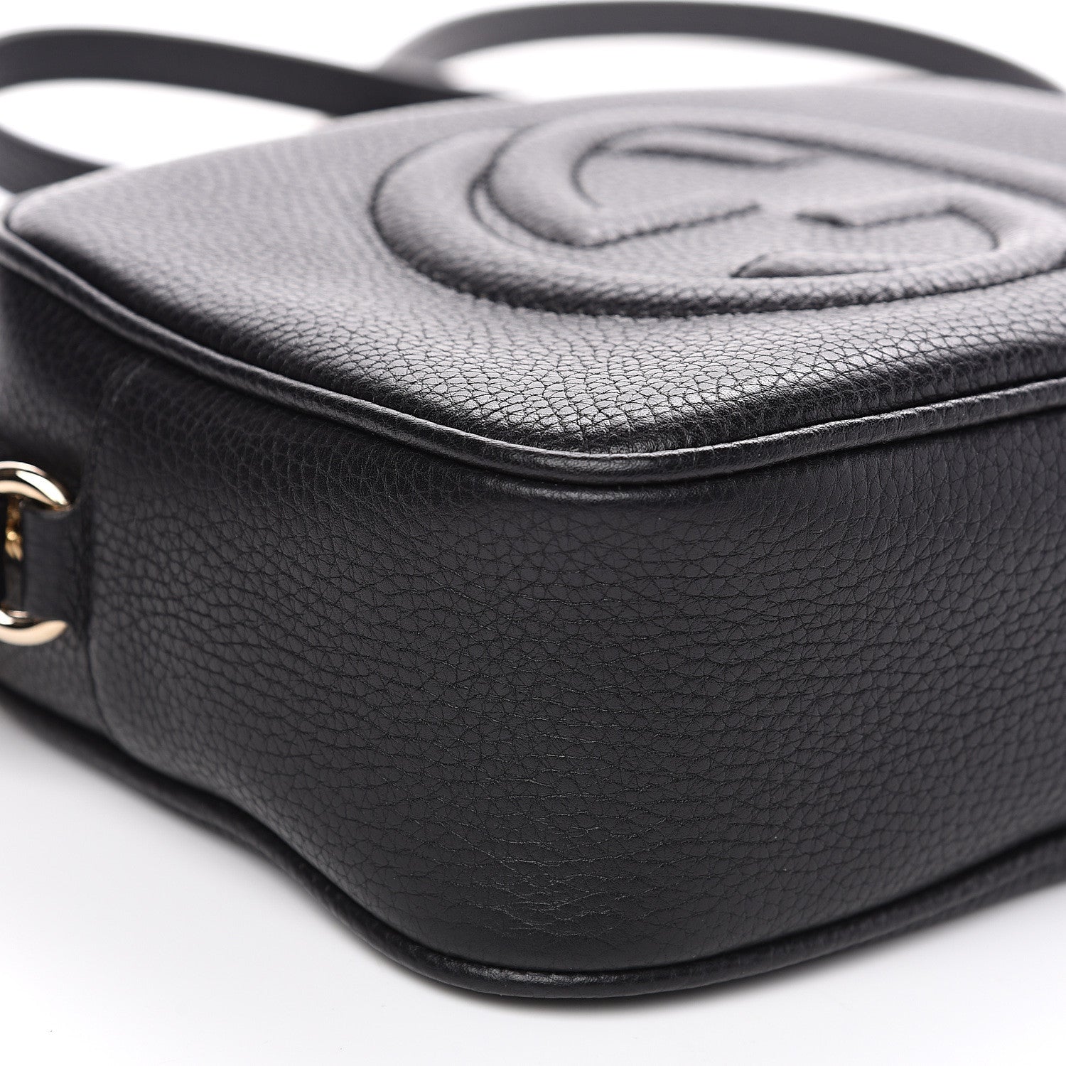 Gucci Pebbled Calfskin Small Soho Disco Bag Black 8 of 9