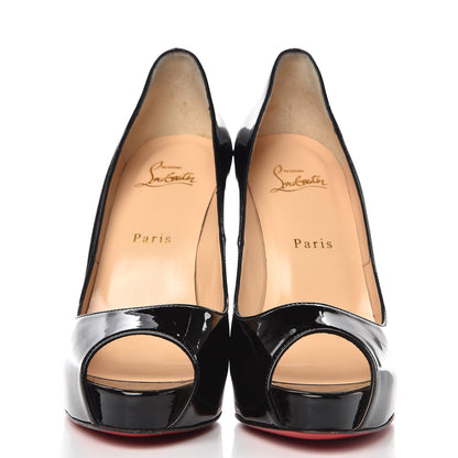 Christian Louboutin Patent Very Prive 120 Pumps 39 Black 2 of 11