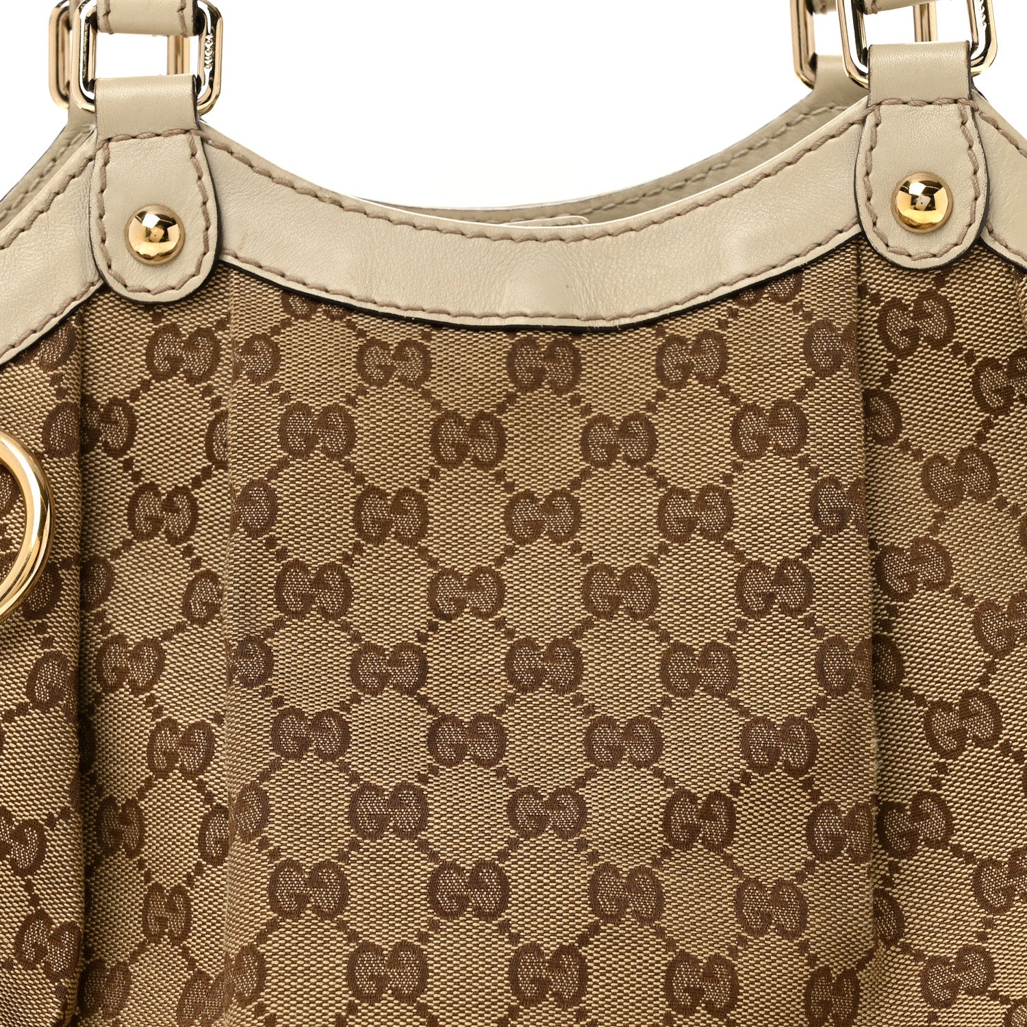 Gucci Monogram Medium Sukey Tote Off White 8 of 14