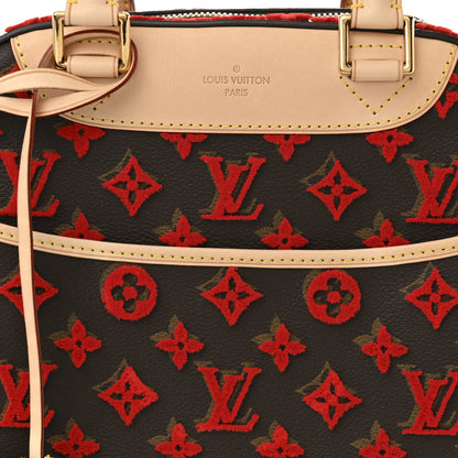 Louis Vuitton Monogram Tuffetage Deauville Cube Red 8 of 10