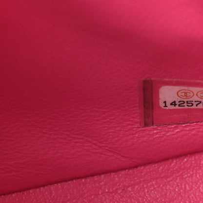Chanel Patent Quilted Mini Square Flap Pink 7 of 9