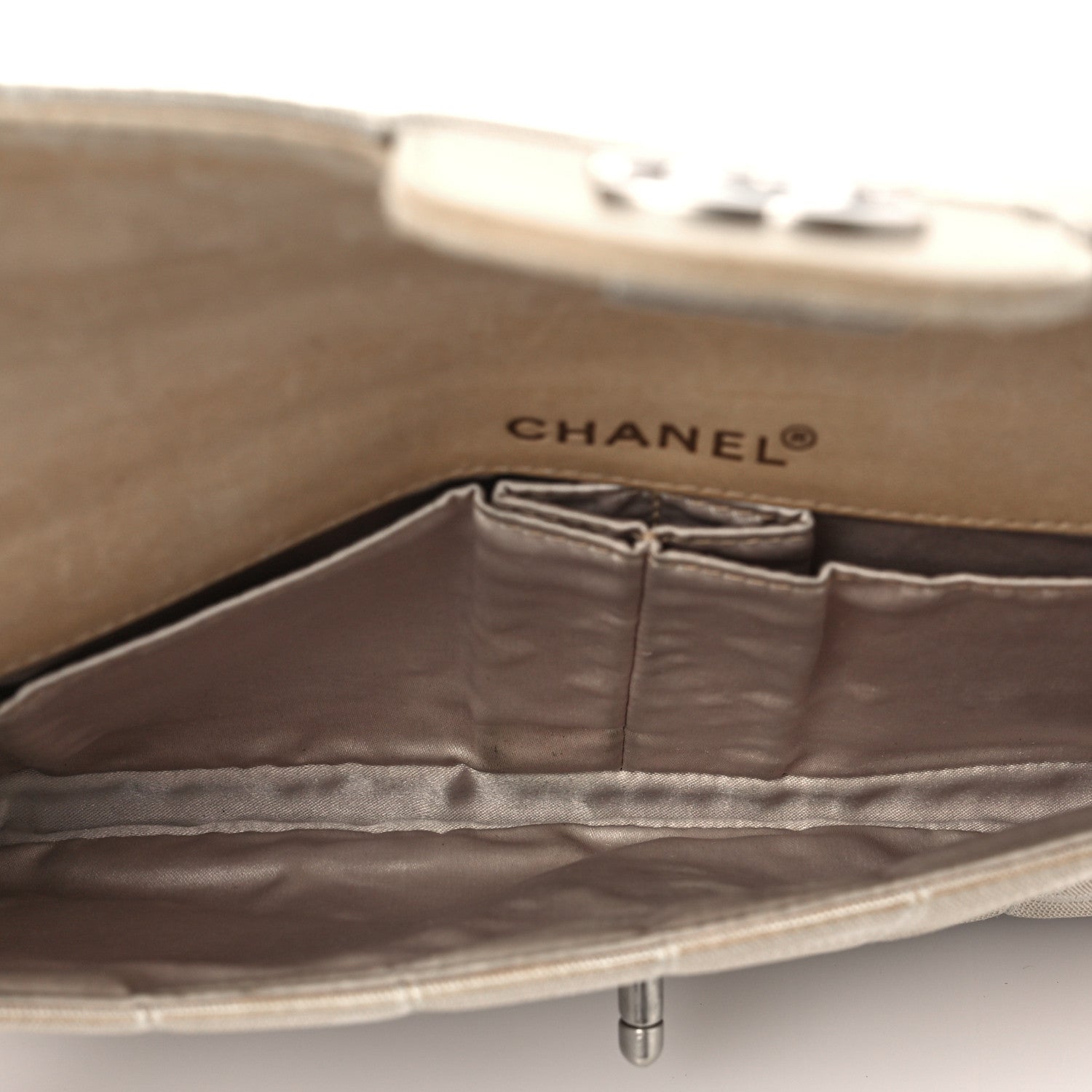 Chanel Nylon Travel East West Flap Beige 5 of 6