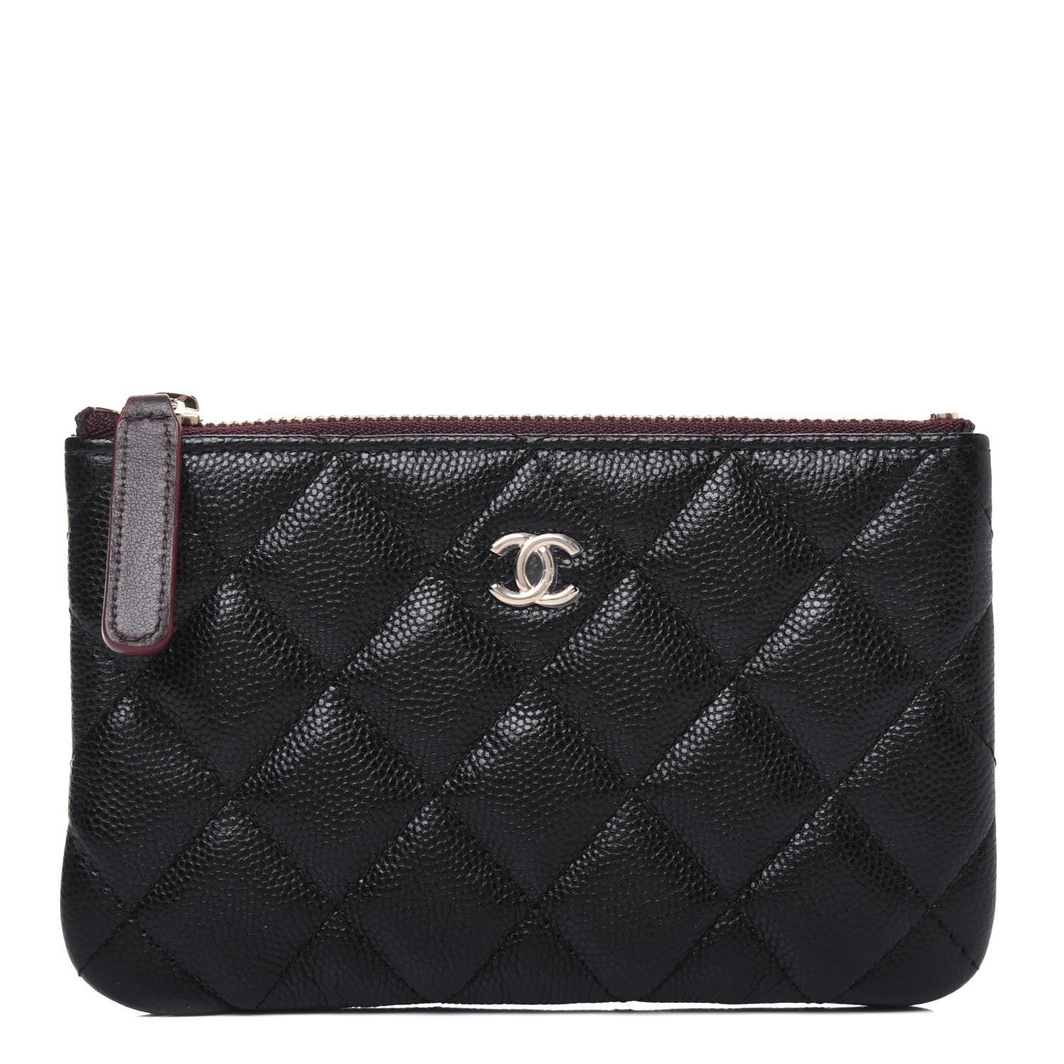 Chanel Caviar Quilted Small Cosmetic Case Black 1 of 11