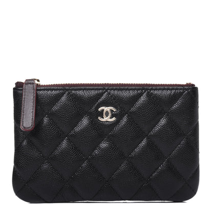Chanel Caviar Quilted Small Cosmetic Case Black 1 of 11