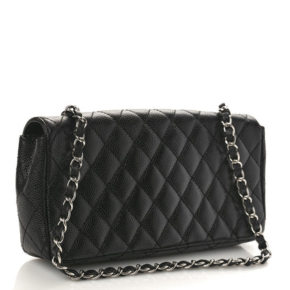Chanel Caviar Quilted East West Flap Black 2 of 8