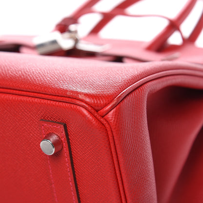 Hermes Epsom Birkin 30 Rouge Casaque 31 of 37
