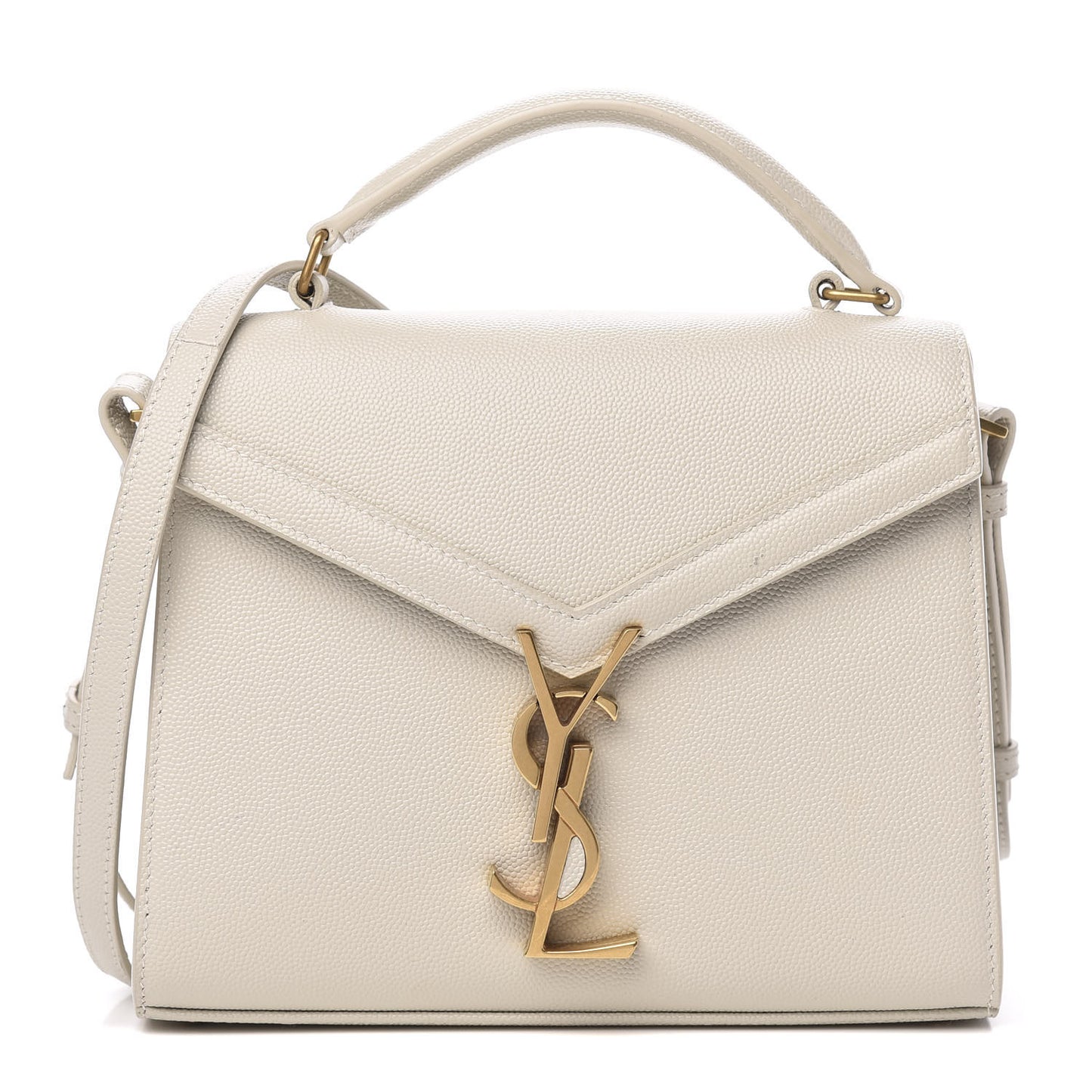 Grain de Poudre Mini Classic Monogram Cassandra Top Handle Crema Soft Rouge Legion