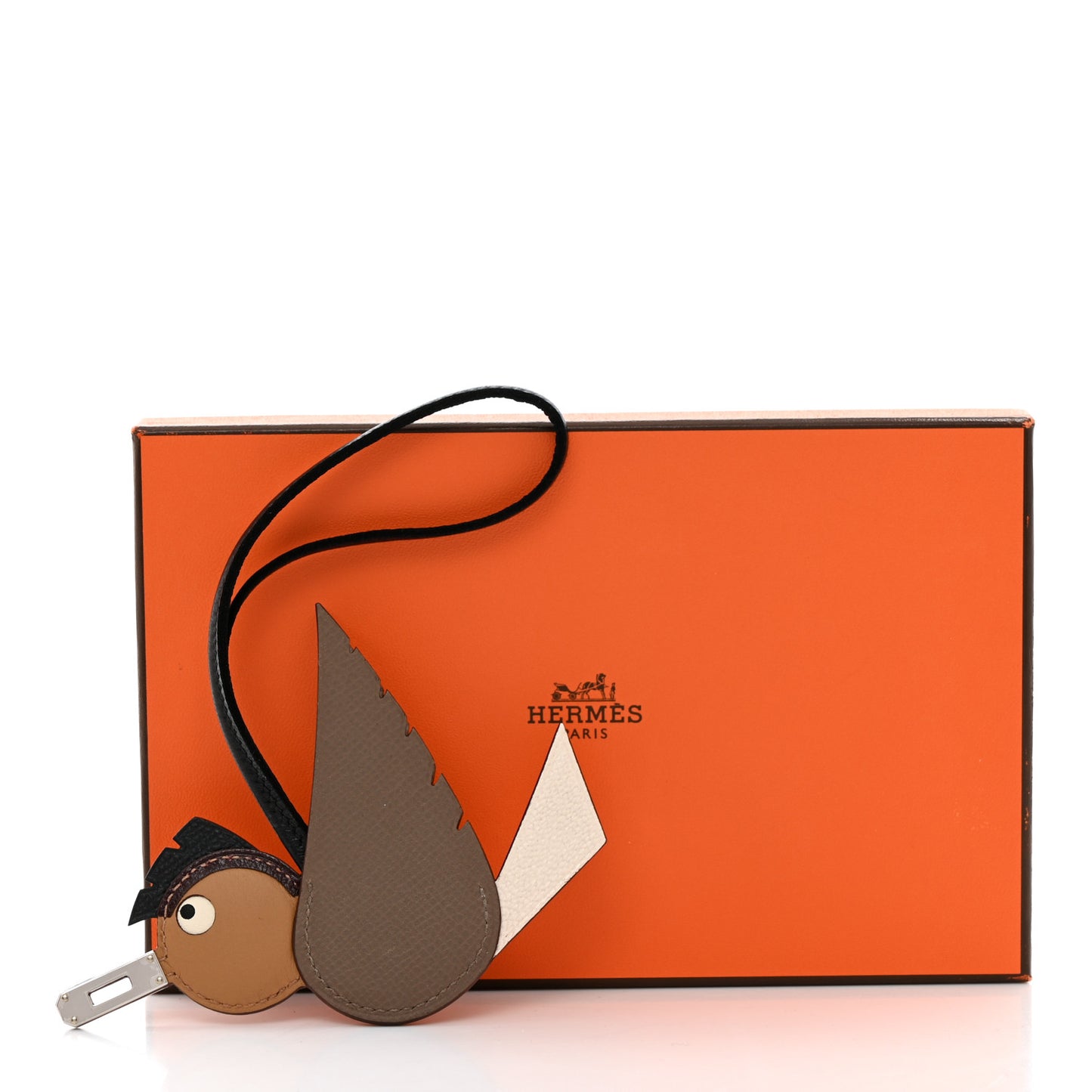Epsom Swift Chevre Mysore Birdy Bag Charm Etoupe Nata Biscuit Rouge Sellier Black