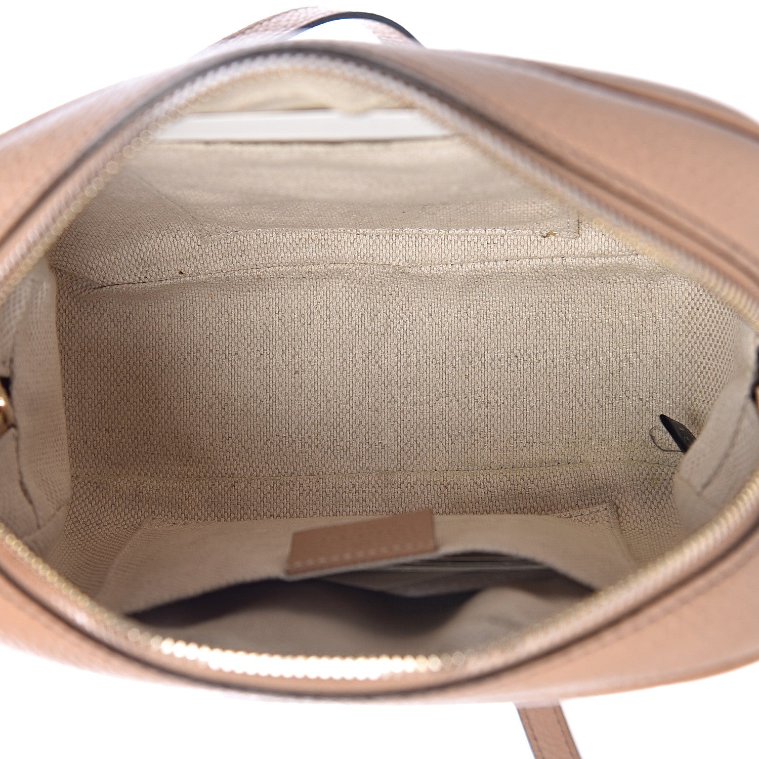 Gucci Pebbled Calfskin Small Soho Disco Bag Camelia 5 of 10