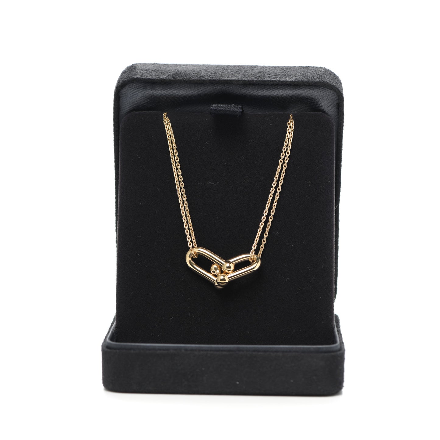 18K Yellow Gold HardWear Double Link Pendant Necklace
