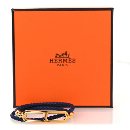 Hermes Swift Roulis Double Tour Bracelet T2 Bleu Saphir 5 of 5