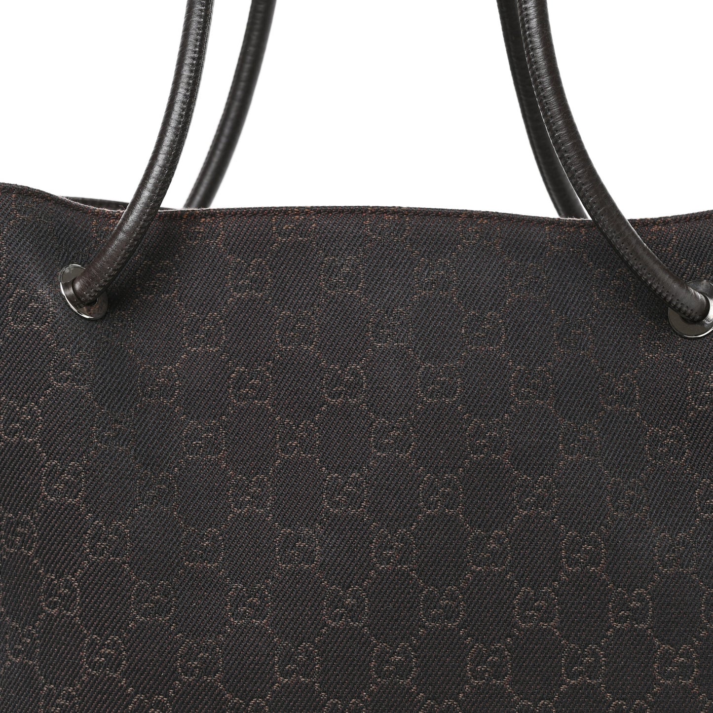 Canvas Monogram Gifford Shopping Tote Brown