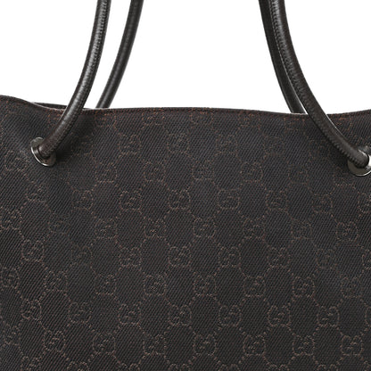 Gucci Canvas Monogram Gifford Shopping Tote Brown 12 of 19