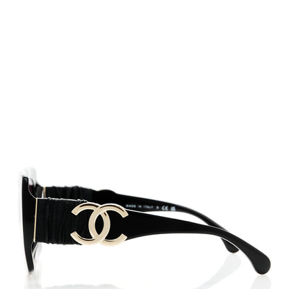 Chanel Acetate Calfskin Square Sunglasses 5474-Q-A Black 3 of 8