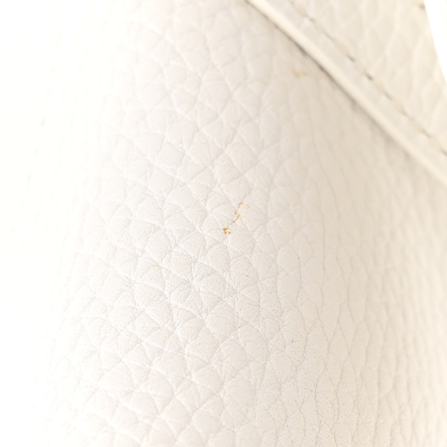 Hermes Taurillon Clemence Lindy 26 White 11 of 11