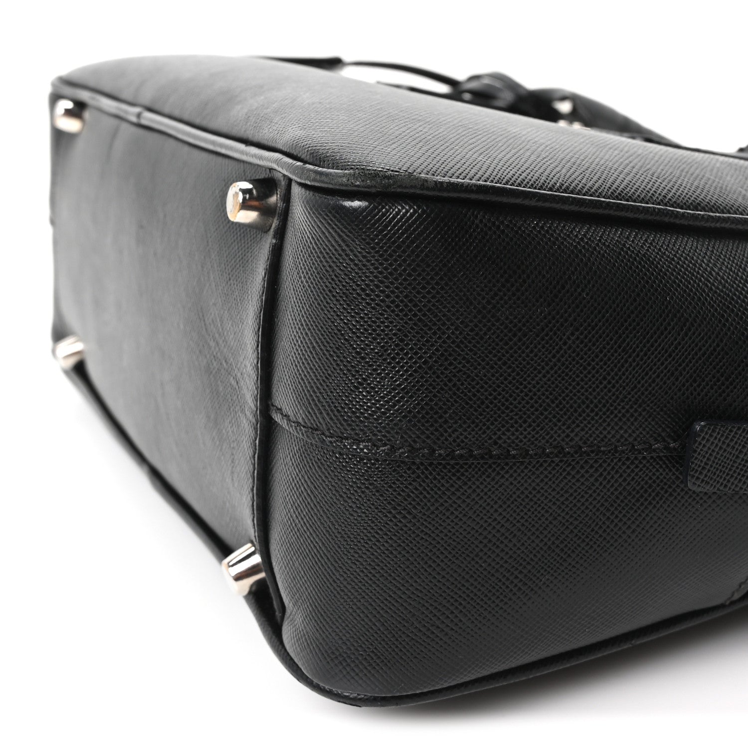 Prada Saffiano Vitello Bauletto Black 10 of 10