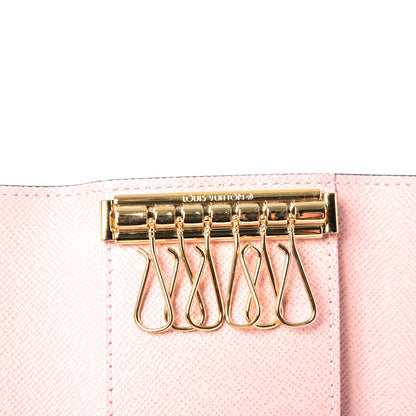 Louis Vuitton Damier Ebene Multicles 6 Key Holder Rose Ballerine 5 of 8