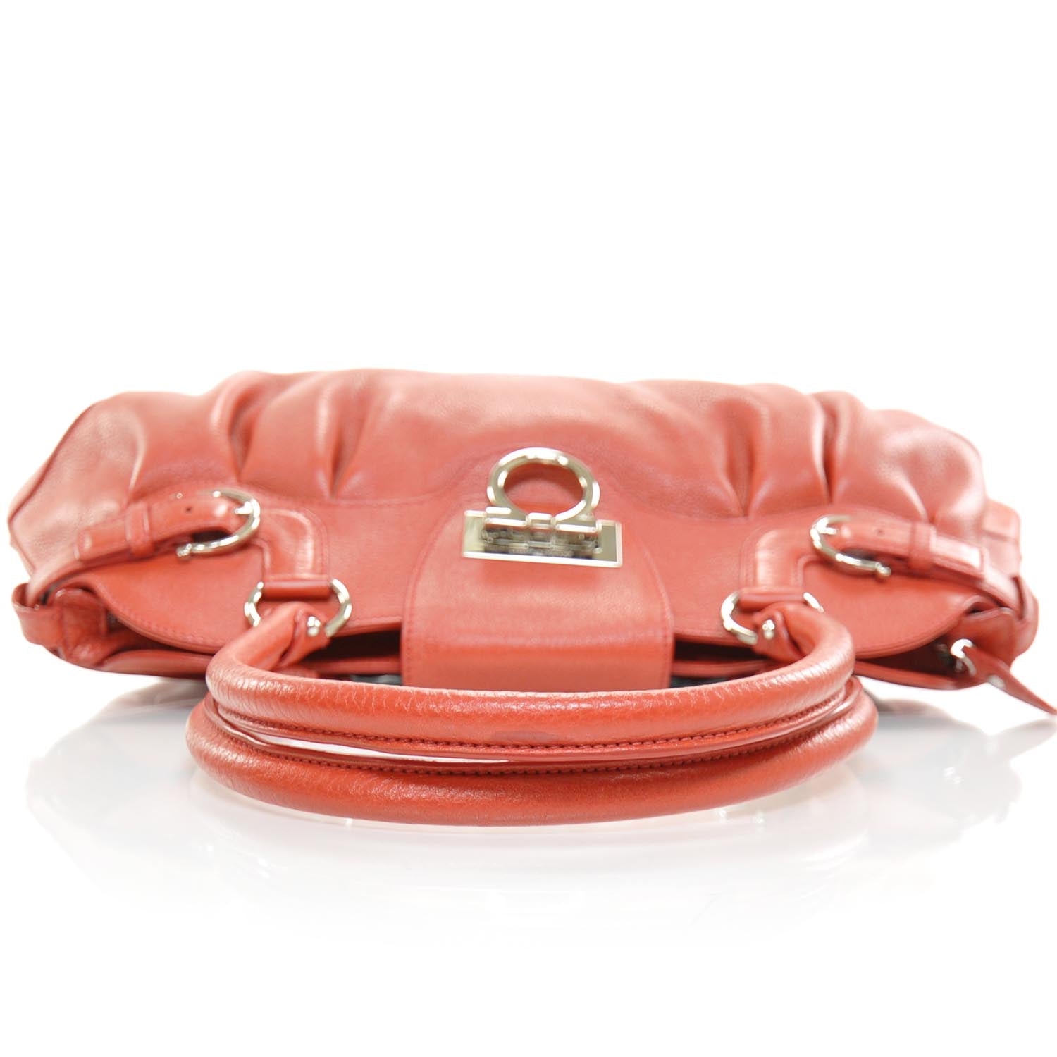 FASHIONPHILE SALVATOREFERRAGAMOLeatherMarisaOrange 5 of 8