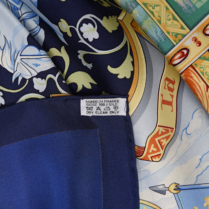 Hermes Silk La Vie A Cheval Scarf 90 4 of 4