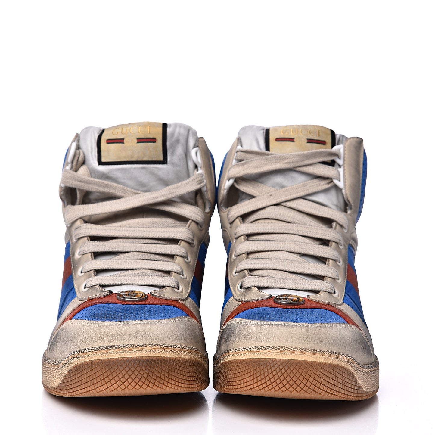 Nubuck Web Mens Screener High Top Sneakers 9 Dusty Milk Bright Splash