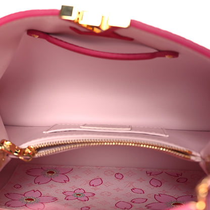Louis Vuitton LV X TM Lambskin Embroidered Mini Cherry Blossom Capucines Pink Capucines Pink 5 of 10
