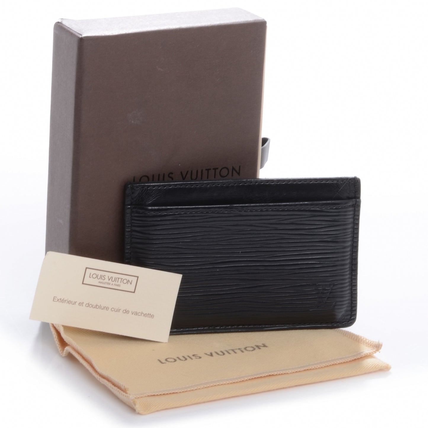 Epi Card Holder Black