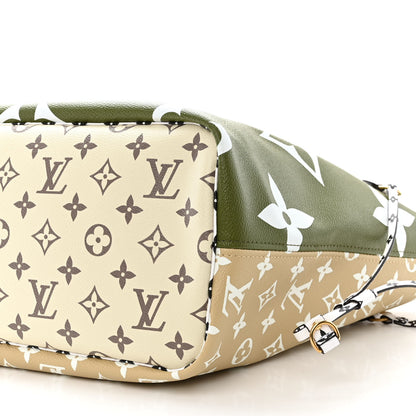 Louis Vuitton Monogram Giant Neverfull MM Kaki 12 of 12