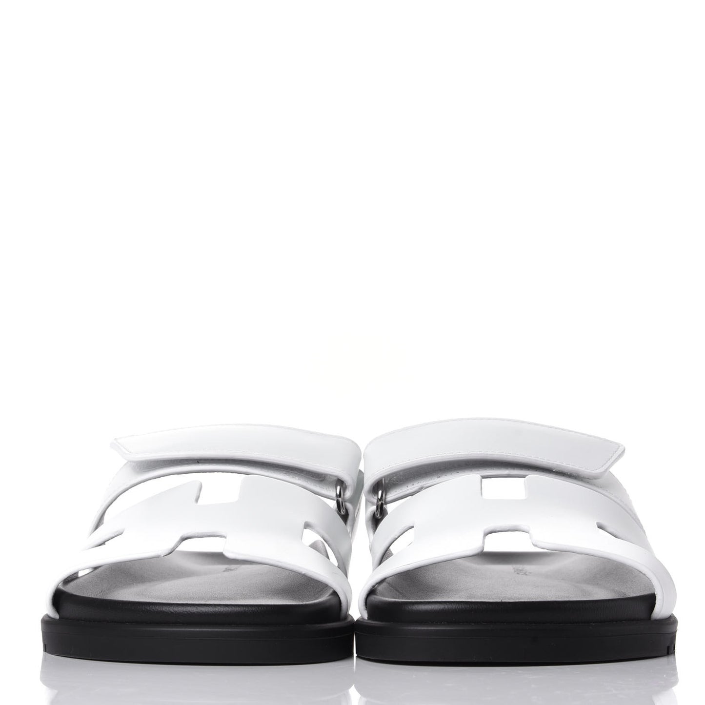 Calfskin Womens Chypre Sandals 38.5 White