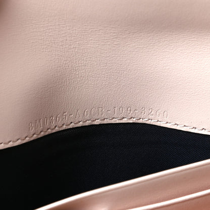 Fendi Vitello Cruise F is Fendi Bi-Color FF 1974 Embossed Continental Envelope Wallet On Chain Maya Black Light Rose 6 of 11