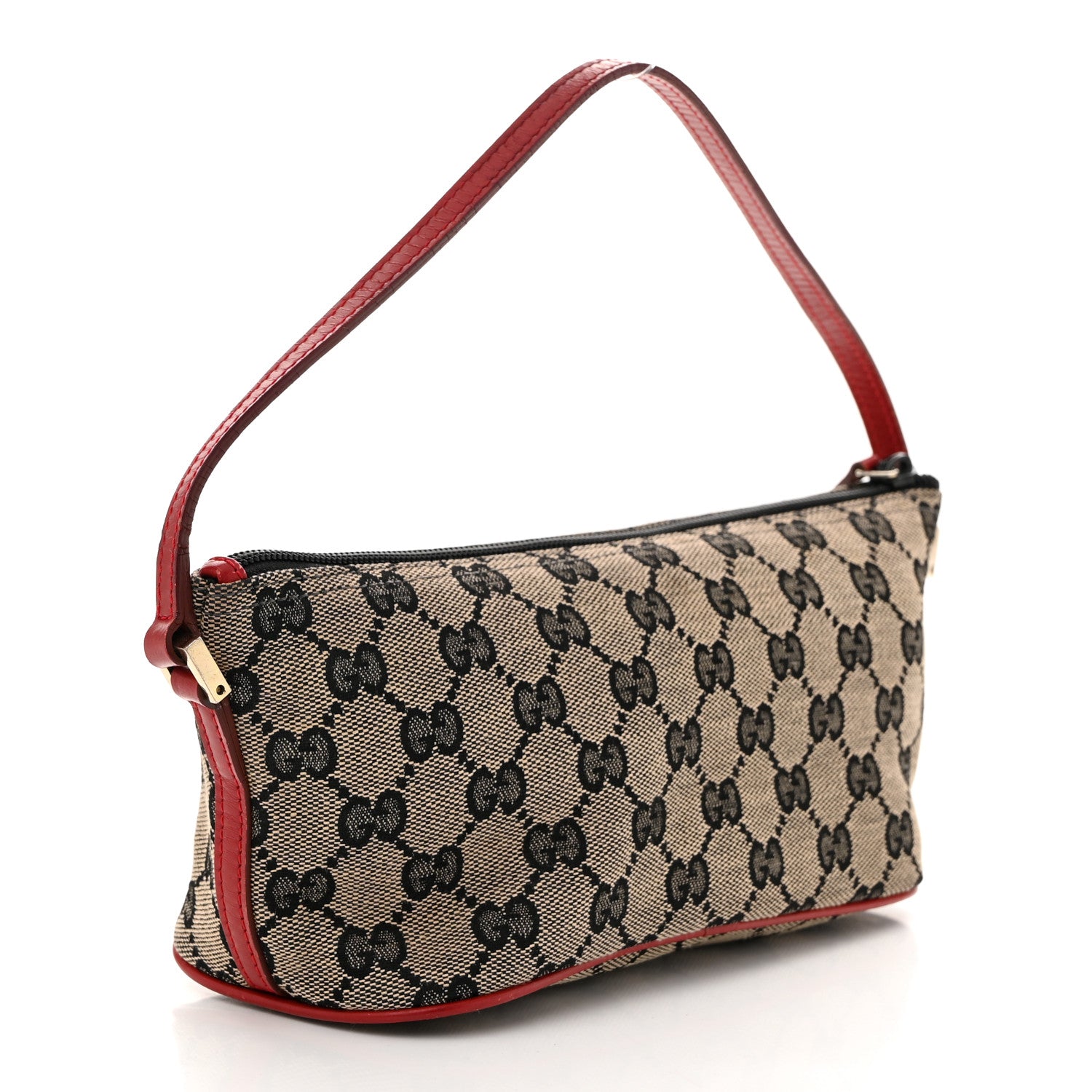 Gucci Monogram Boat Pochette Red 3 of 10