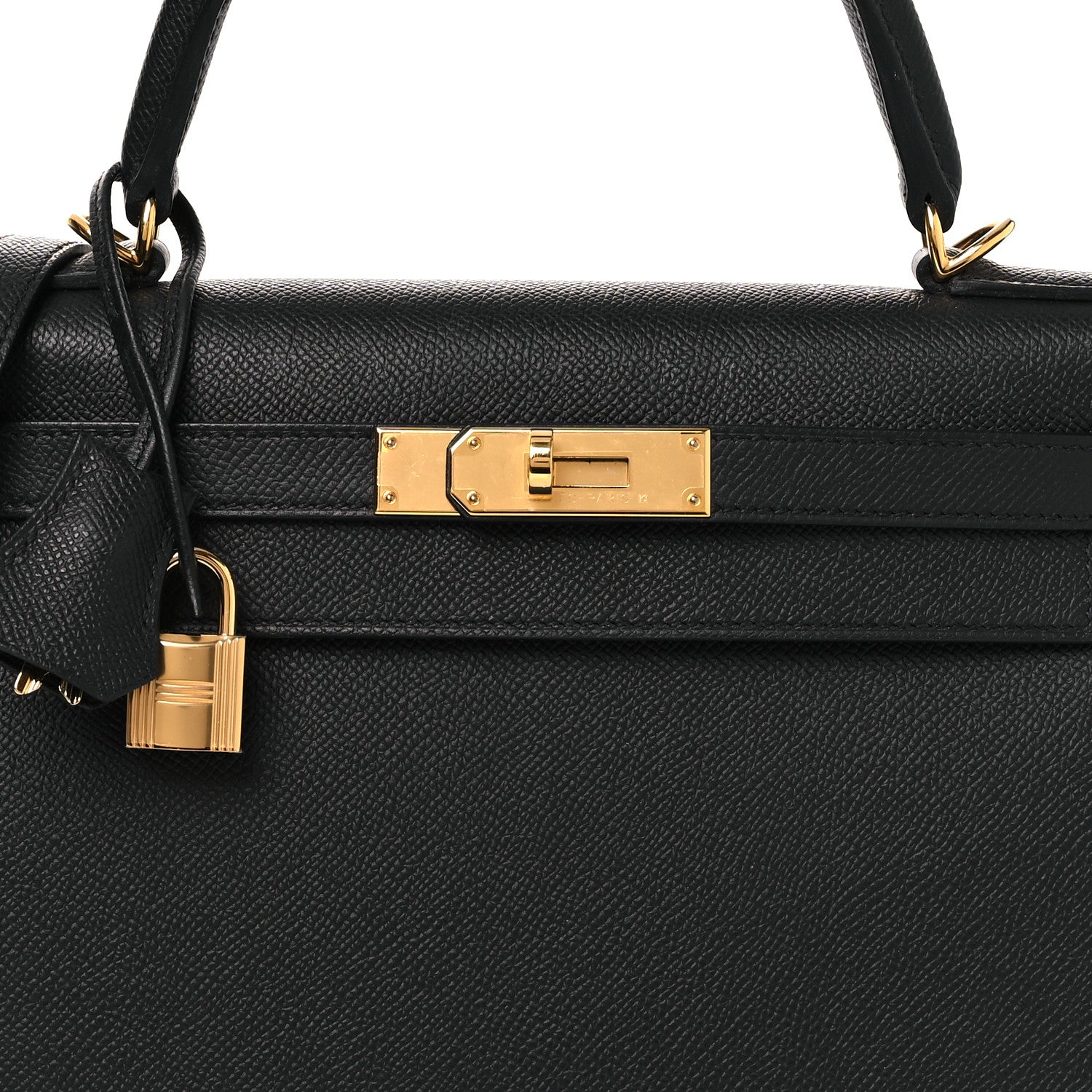 Hermes Epsom Kelly Sellier 28 Black 8 of 14
