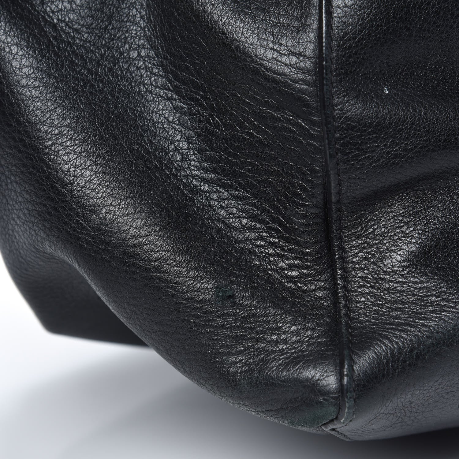 Celine Soft Grained Calfskin Small Belt Cabas Phantom Black 11 of 14