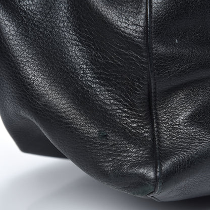 Celine Soft Grained Calfskin Small Belt Cabas Phantom Black 11 of 14