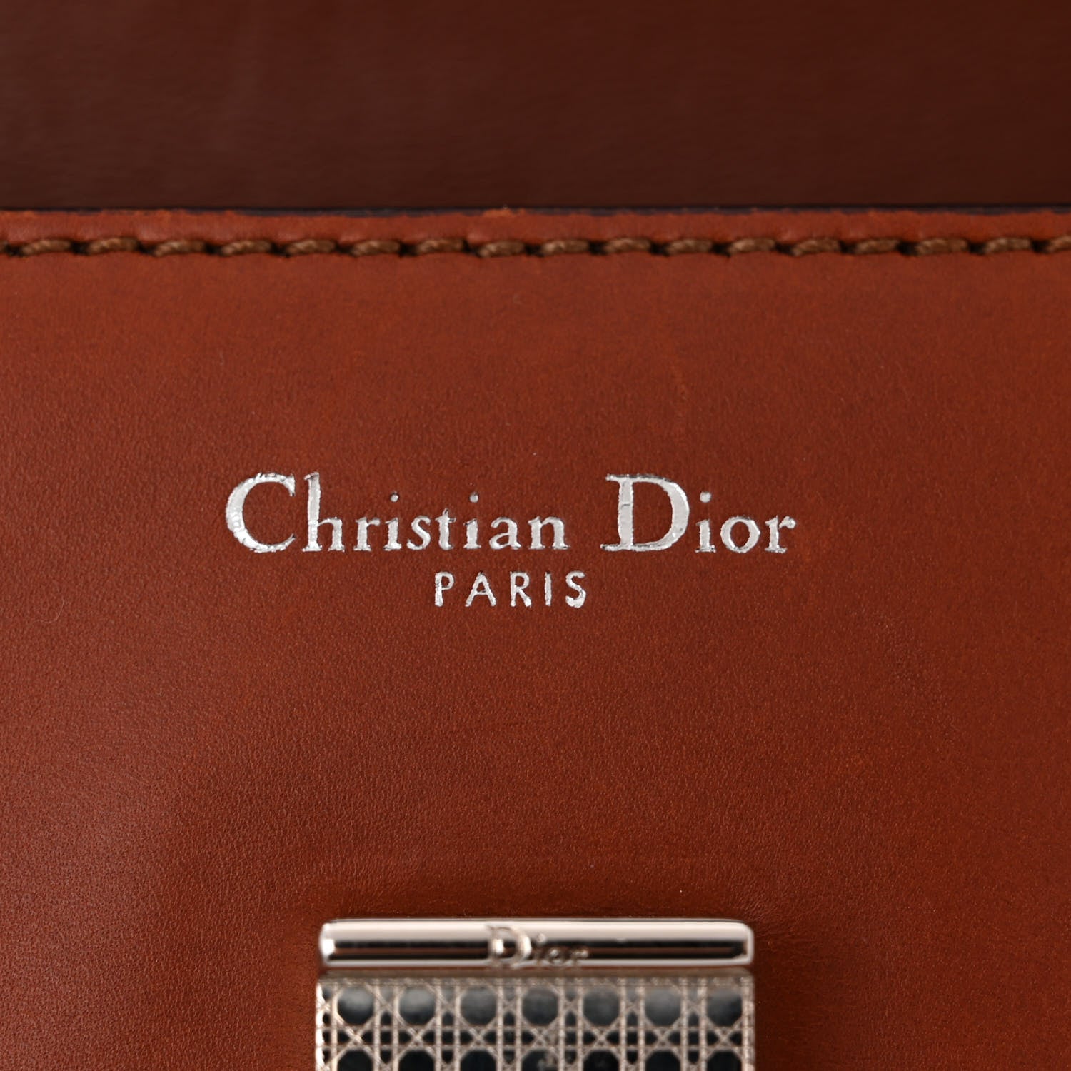 Christian Dior Smooth Calfskin Medium Diorever Flap Brown 6 of 13