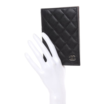 Chanel Caviar Quilted Passport Holder Black 2 of 8