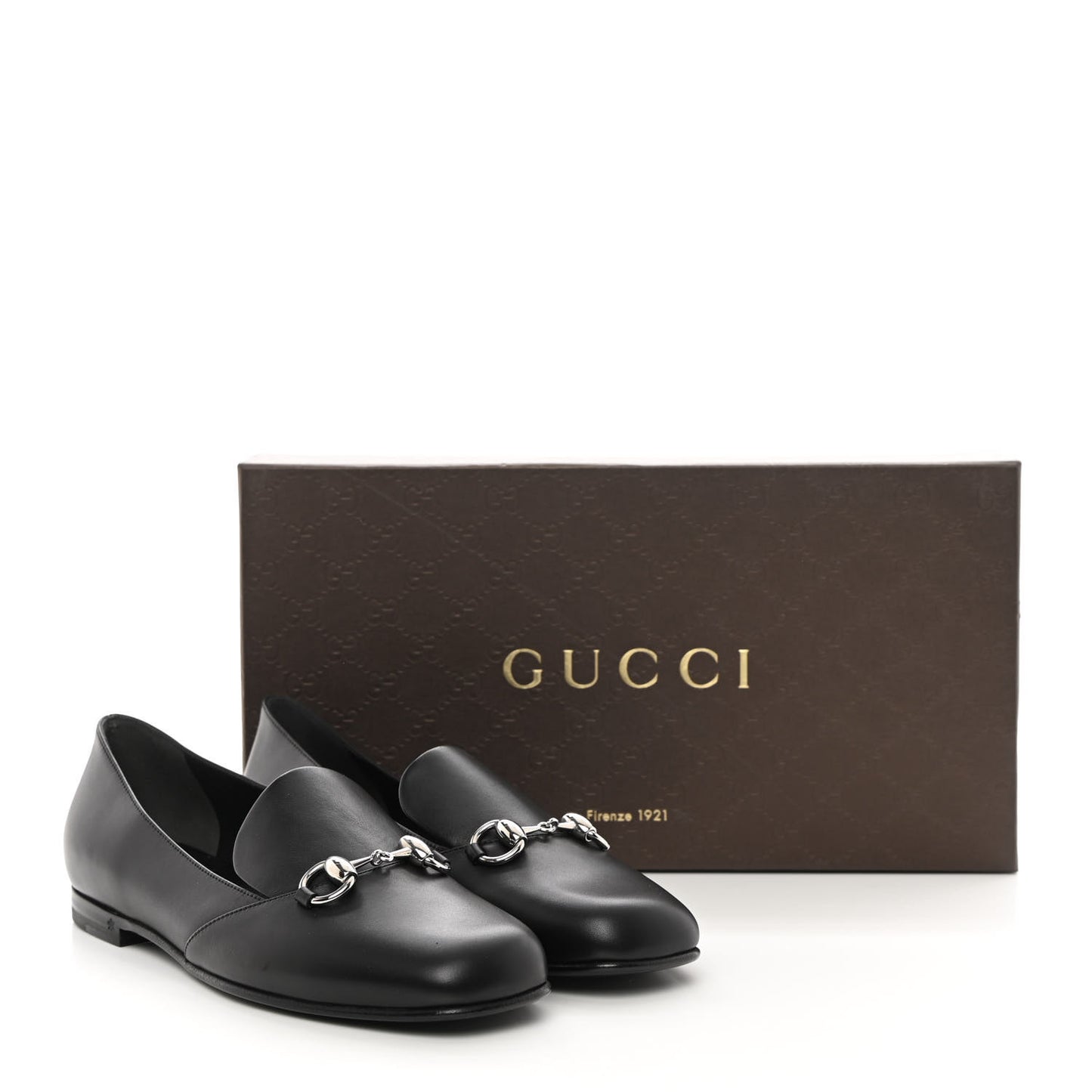Calfskin Horsebit Loafers 36.5 Black