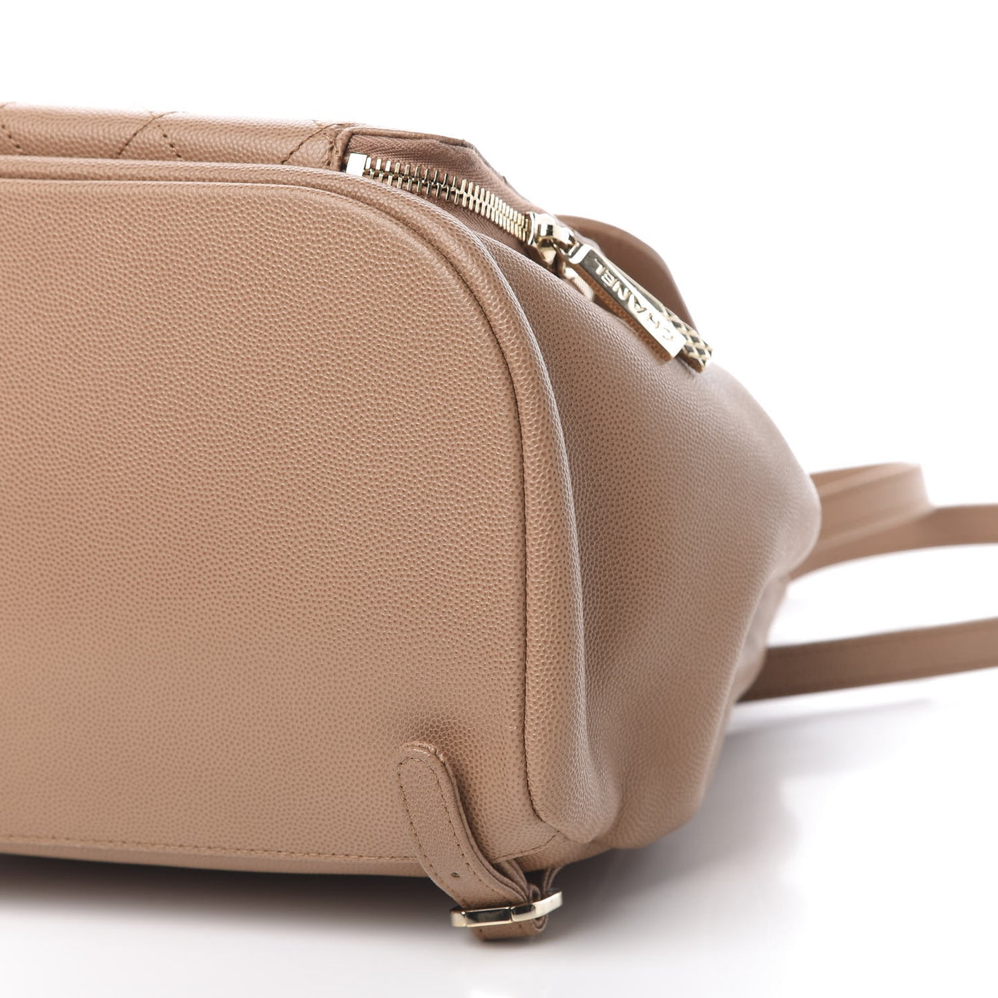 Caviar Quilted Business Affinity Backpack Beige