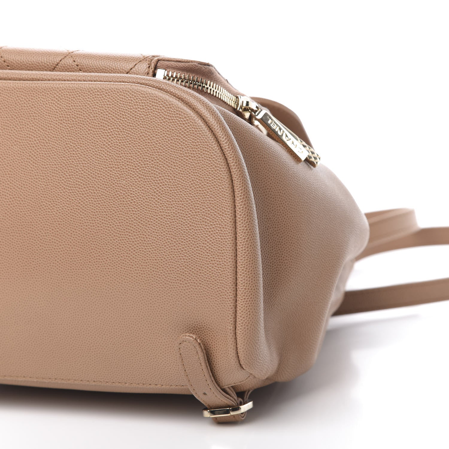 Chanel Caviar Quilted Business Affinity Backpack Beige 9 of 9