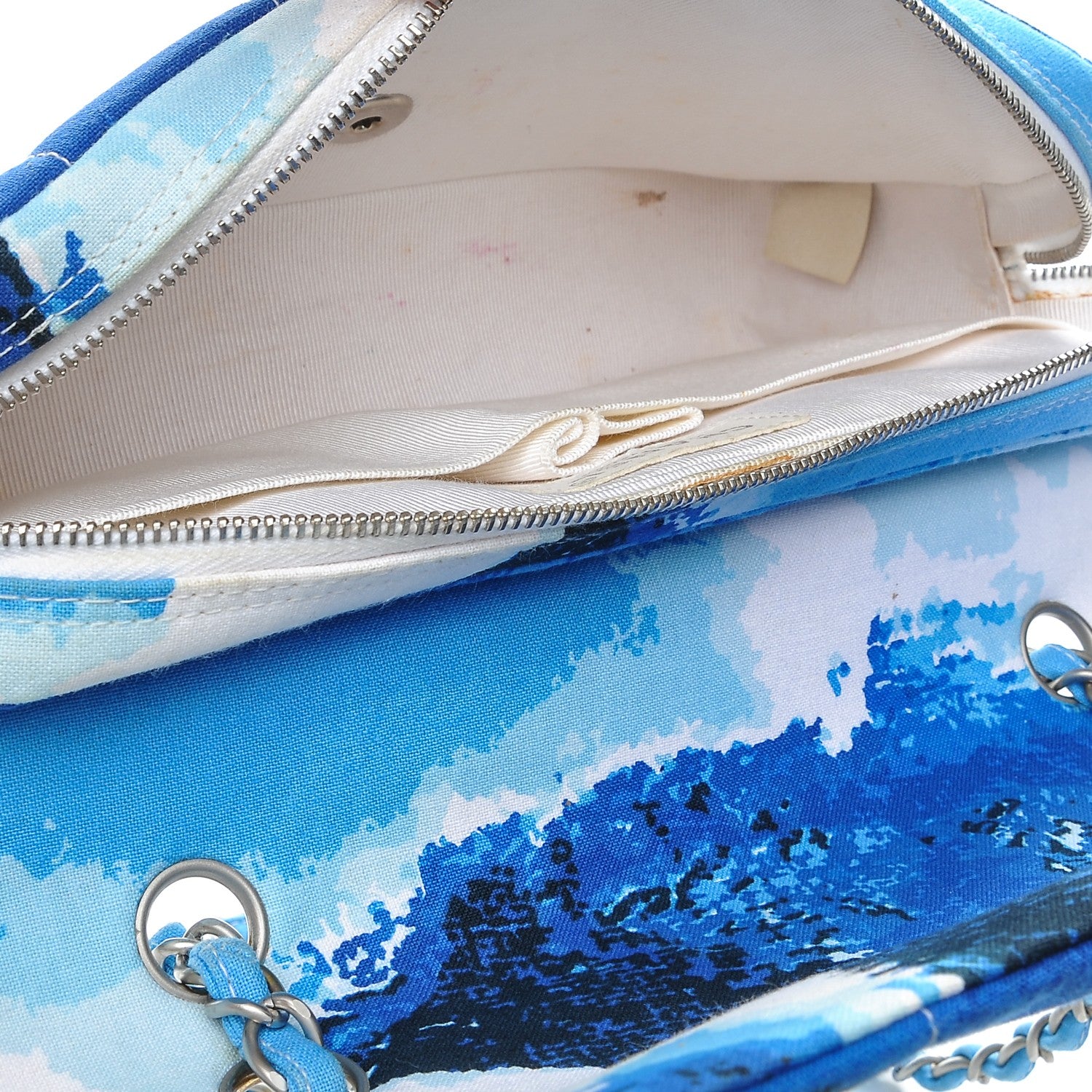 Chanel Canvas Square Quilted Surf Flap Multicolor 5 of 11