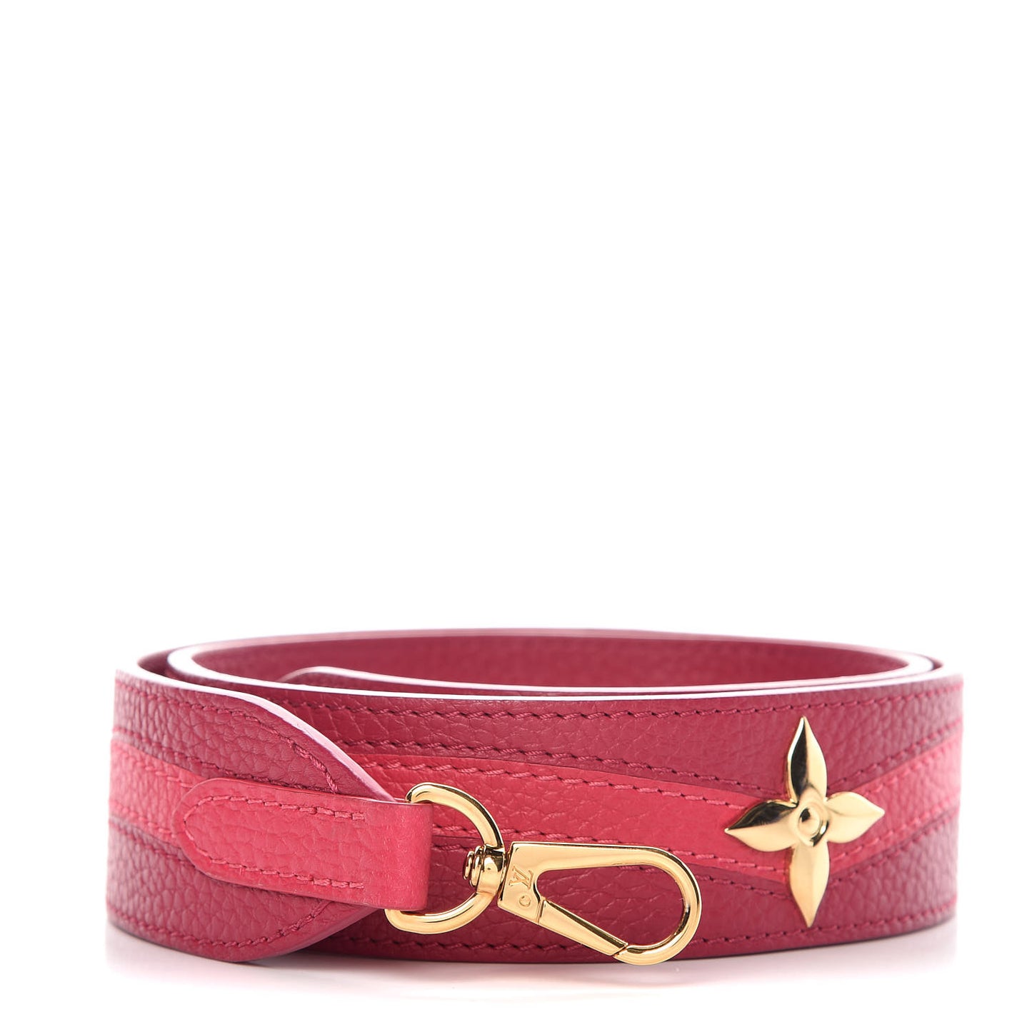 Taurillon Bandouliere Shoulder Strap Fuchsia