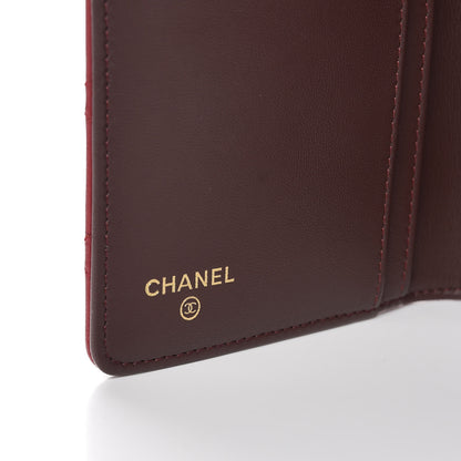 Chanel Lambskin Quilted Trendy CC Yen Wallet Red 6 of 9