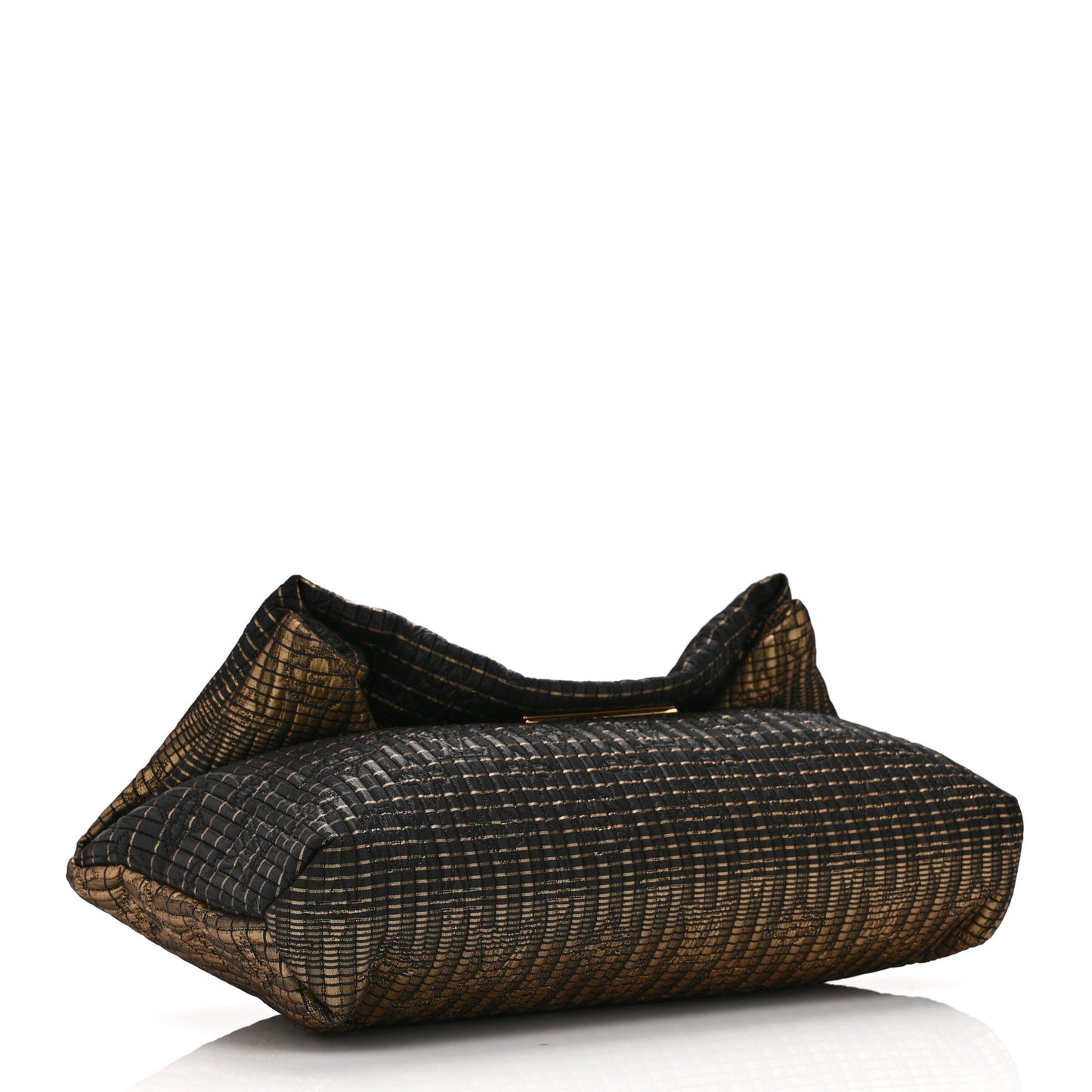 Jacquard Quilted Monogram Altair Clutch Bronze