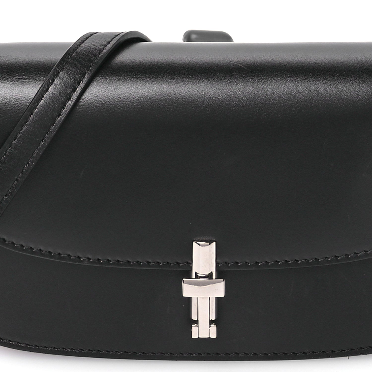 The Row Smooth Calfskin The Sofia E/W Crossbody Black 7 of 10