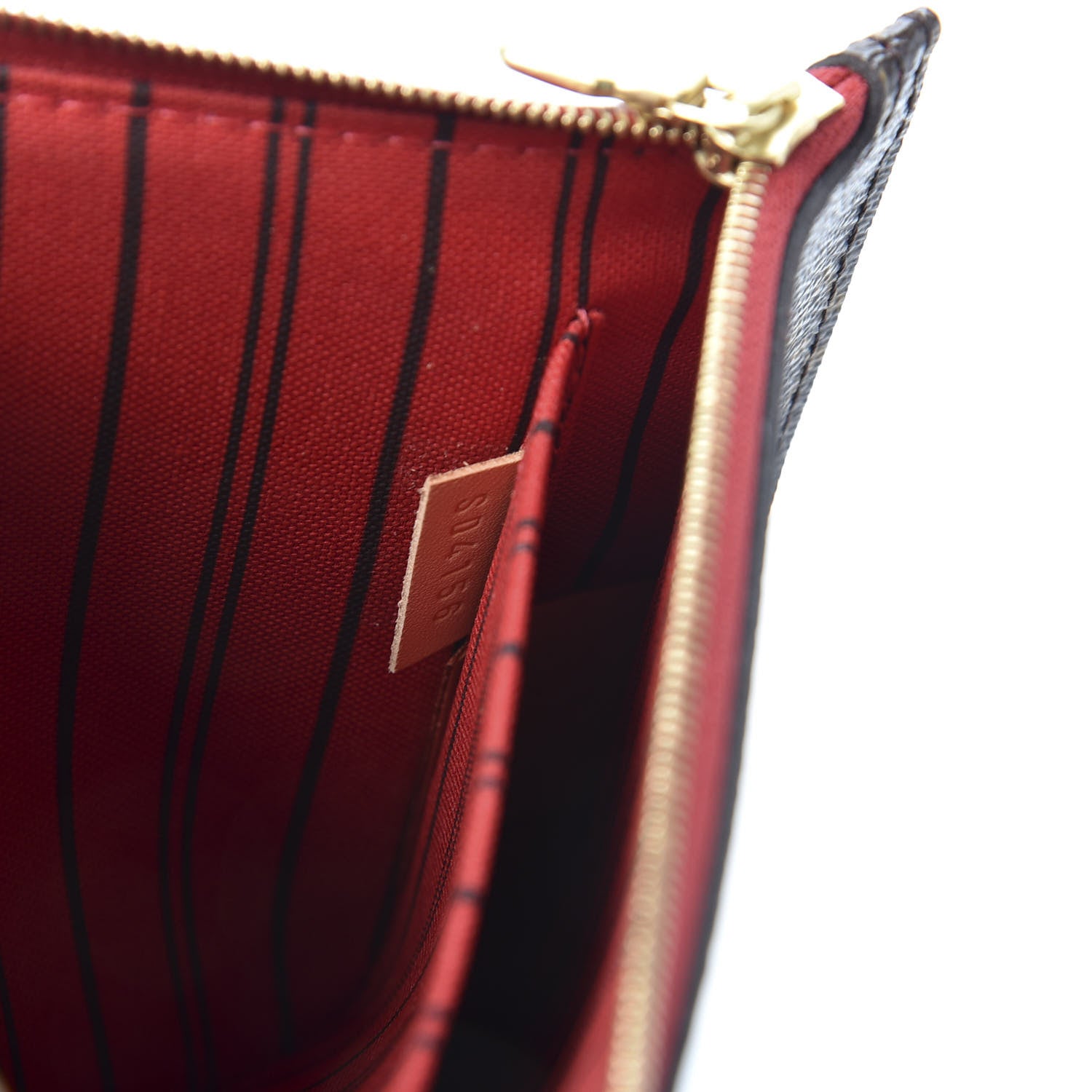 Louis Vuitton Monogram Neverfull MM GM Pochette Cherry 8 of 8